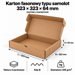 Karton klapowy 400x250x150 mm – 20 szt. | PROFESTO
