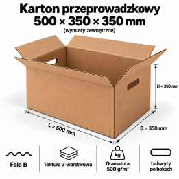Karton klapowy 400x250x150 mm – 20 szt. | PROFESTO